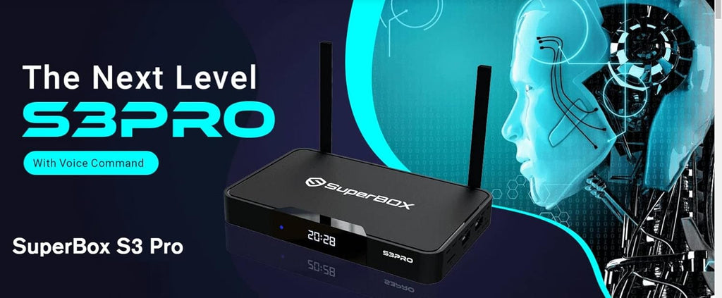 SuperBOX S3 Pro with Voice Activated Remote, 2GB RAM+32GB B668300