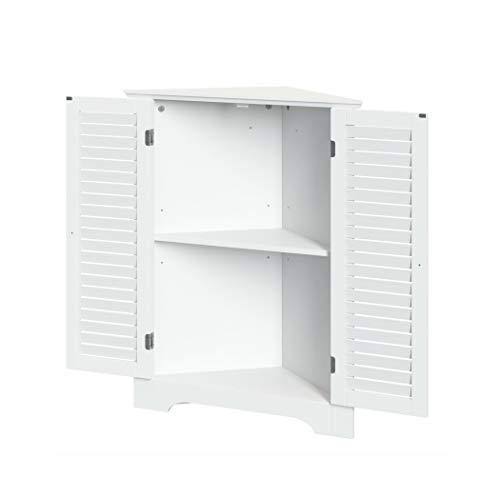 3-Shelf Corner Cabinet, White T55124