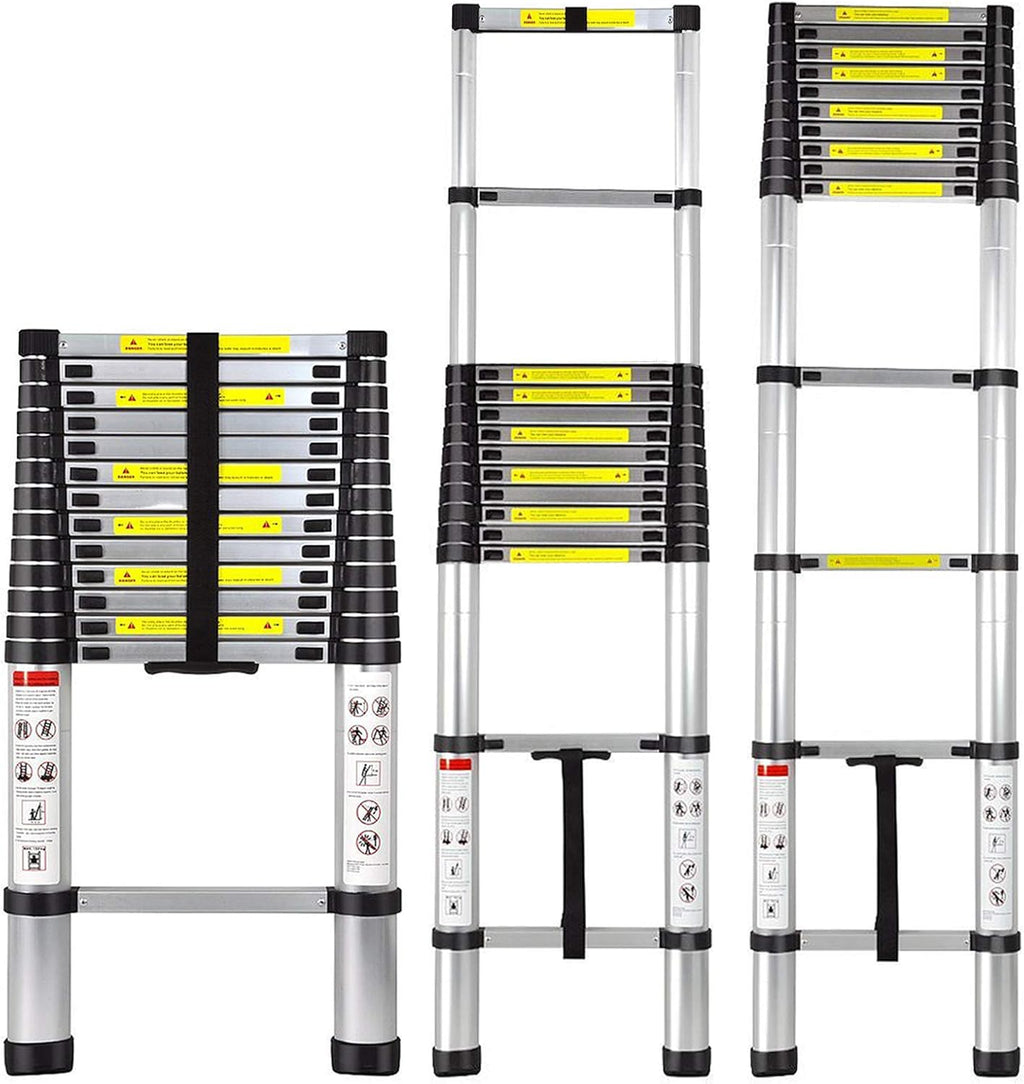 Telescoping Ladder 10.5FT Aluminum Multi Extension Portable Lightweight Folding V1033