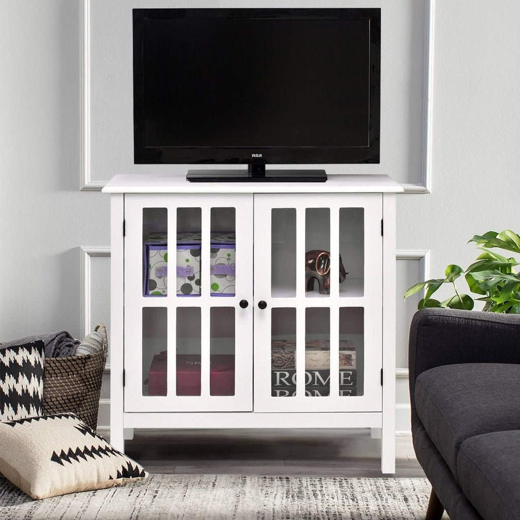 Glass Door Sideboard Console Storage Cabinet Z889