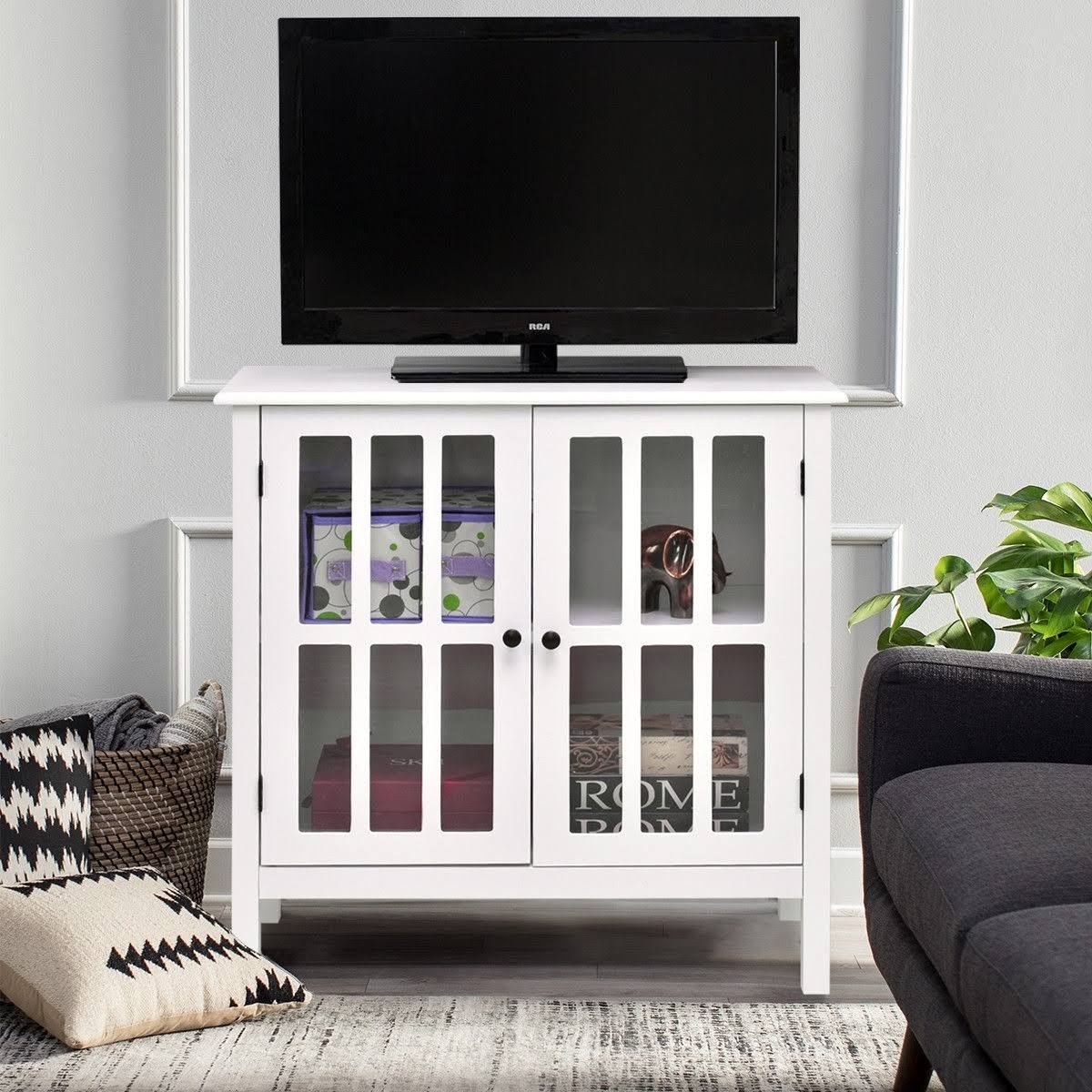 Glass Door Sideboard Console Storage Cabinet Z889