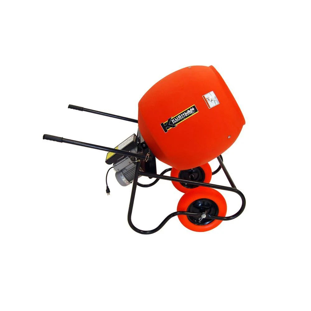 Wheelbarrow Mixer, 6 Cu Ft, 115V T214