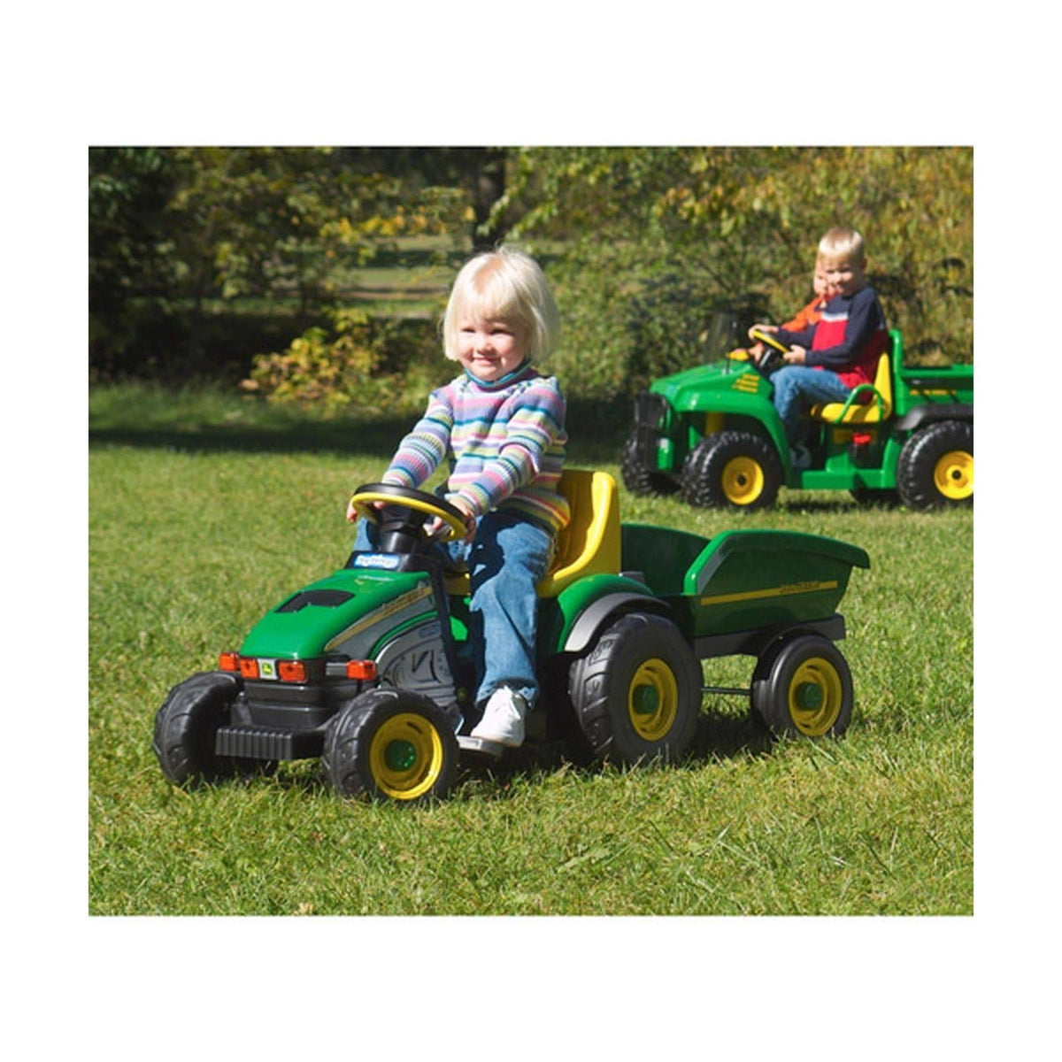 Pedal Ride-On Farm Tractor and Trailer S9137