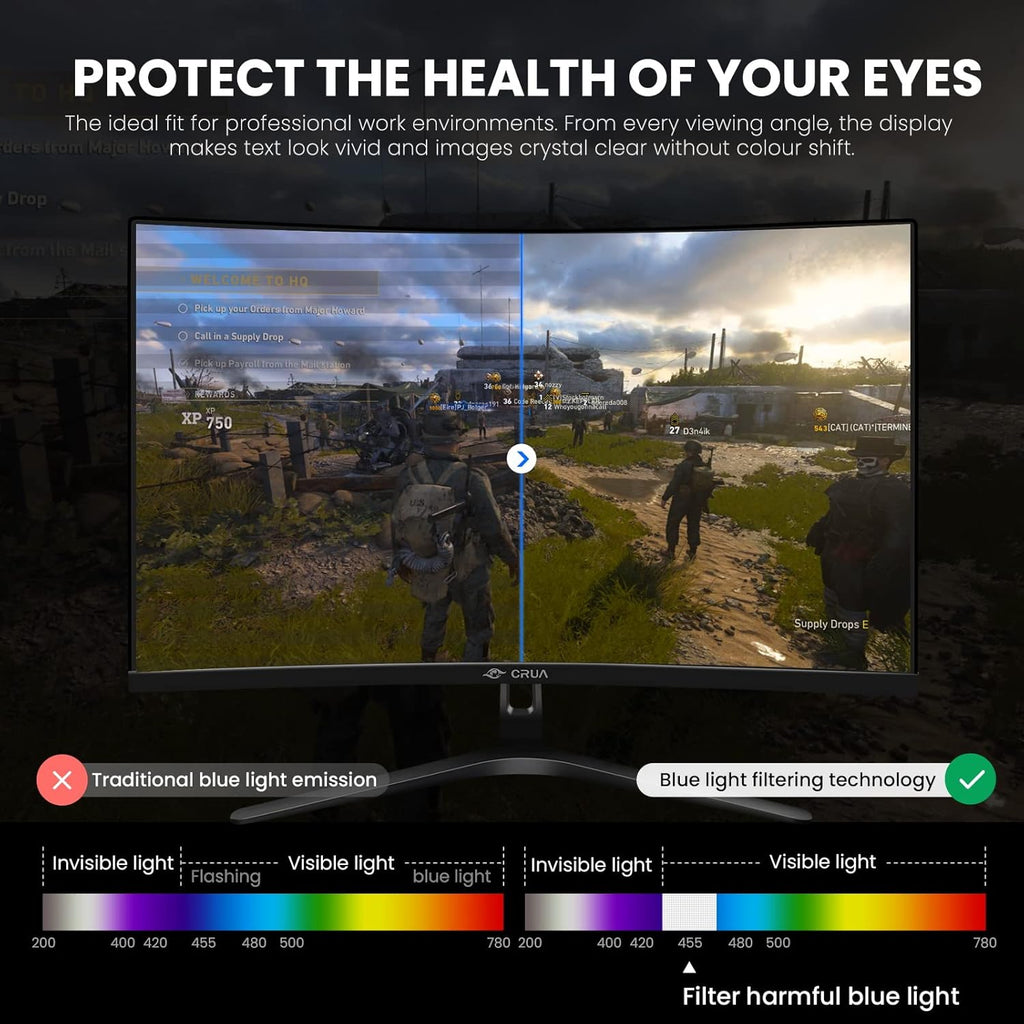 32 inch 165Hz Curved Gaming Monitor, FHD 1080P, 1800R, 1ms GTG F533276