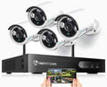 HeimVision HM241 Wireless Security Camera System, 8CH 1080p NVR System 4pcs 960P 1.3MP WiFi IP Security Surveillance Cameras