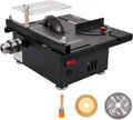 VEVOR Mini Table Saw, 96W Hobby Table Saw for Woodworking, 0-90 Angle Cutting Portable DIY Saw, 7-Level Speed Adjustable Multifunctional Table Saws, 1.3in Cutting Depth Mini Precision Table Saw Item
