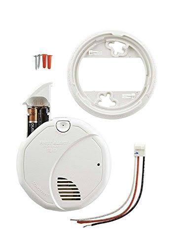 Hardwired Smoke and Carbon Monoxide Detector with Battery Backup, 3 Pack F246029