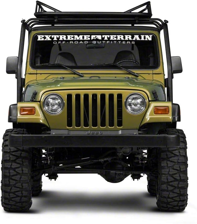 Roof Rack Basket Textured Black for Jeep Wrangler YJ TJ E13803