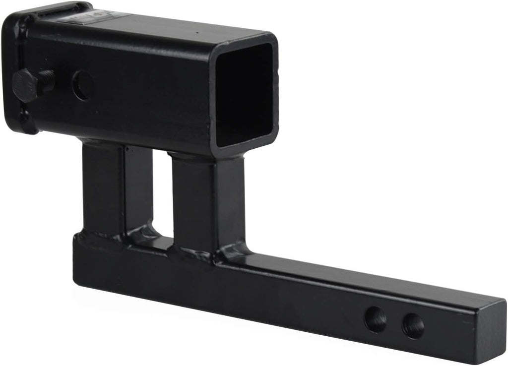 Trailer Hitch Extender Adapter, 2" Receiver, 4-1/4" Rise/Drop, 8-5/8" Extension, Pack of 2 O461300