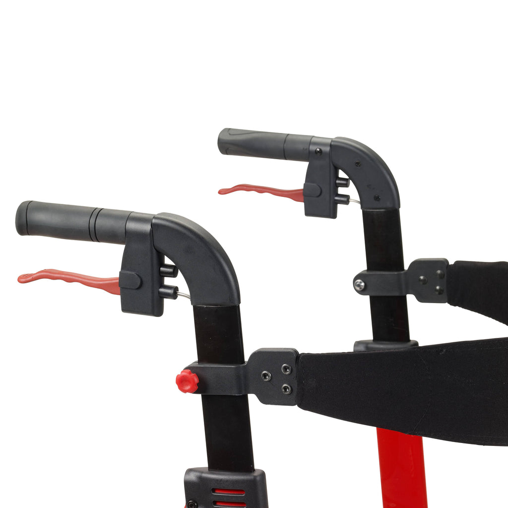 Nitro Euro Style Rollator Walker Red J179