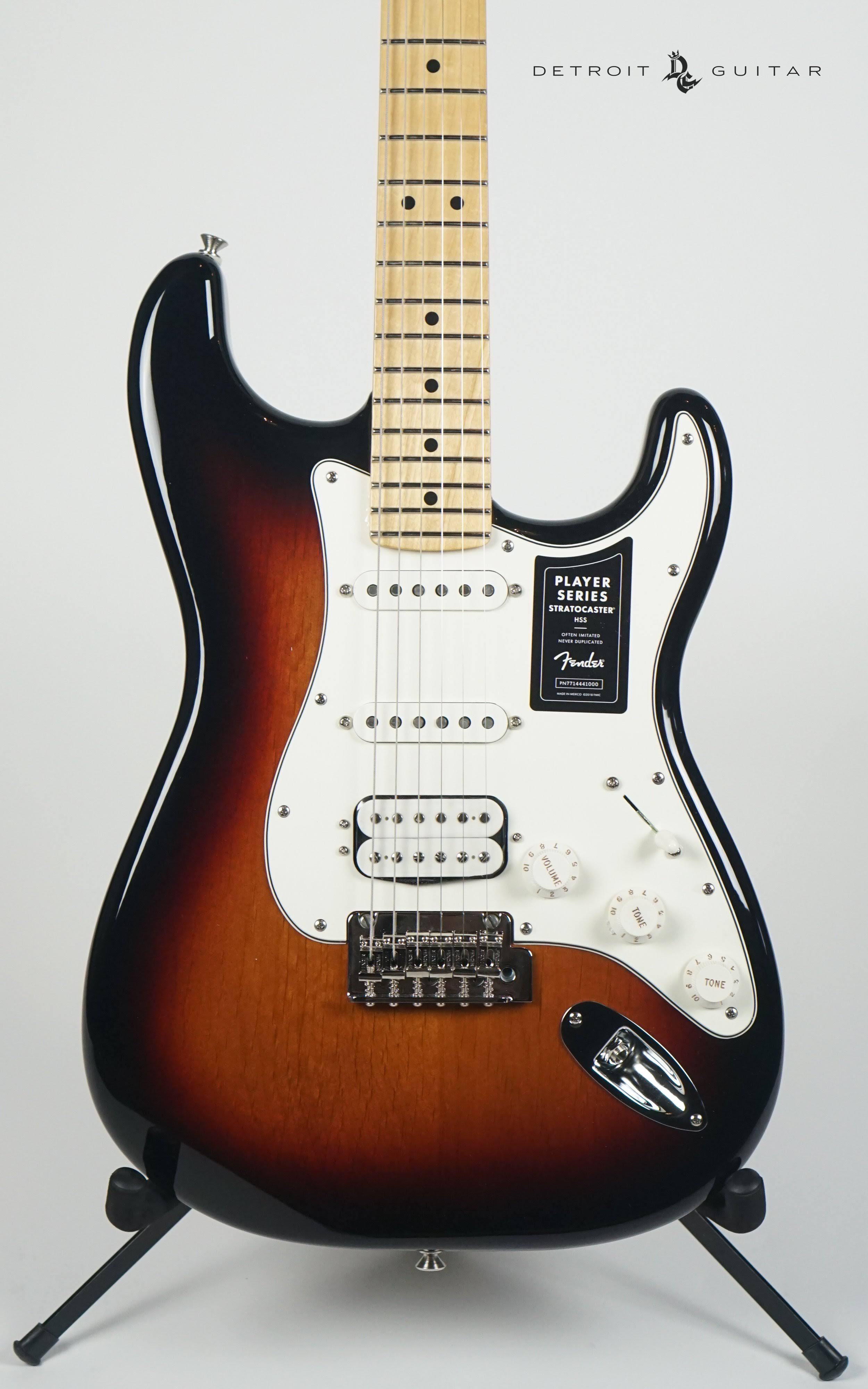 Player Series Stratocaster HSS Electric Guitar with Maple Fingerboard P6013