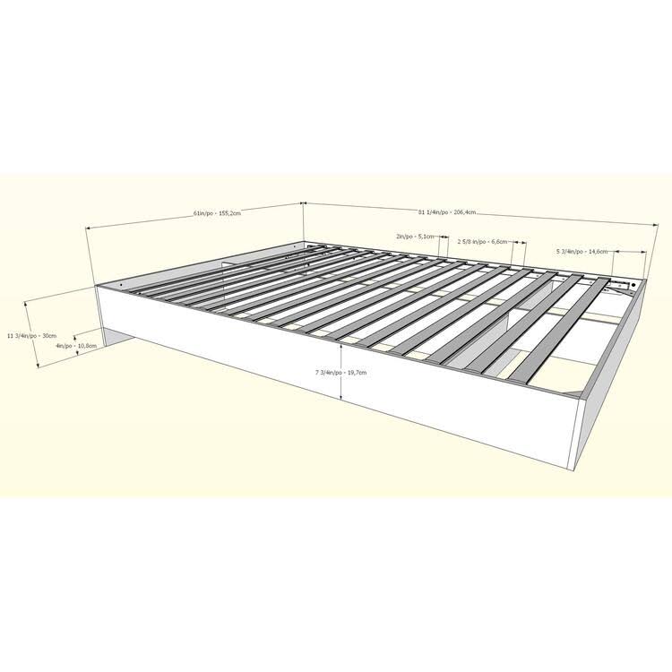 Queen Size Bedroom Set Black & White M39632