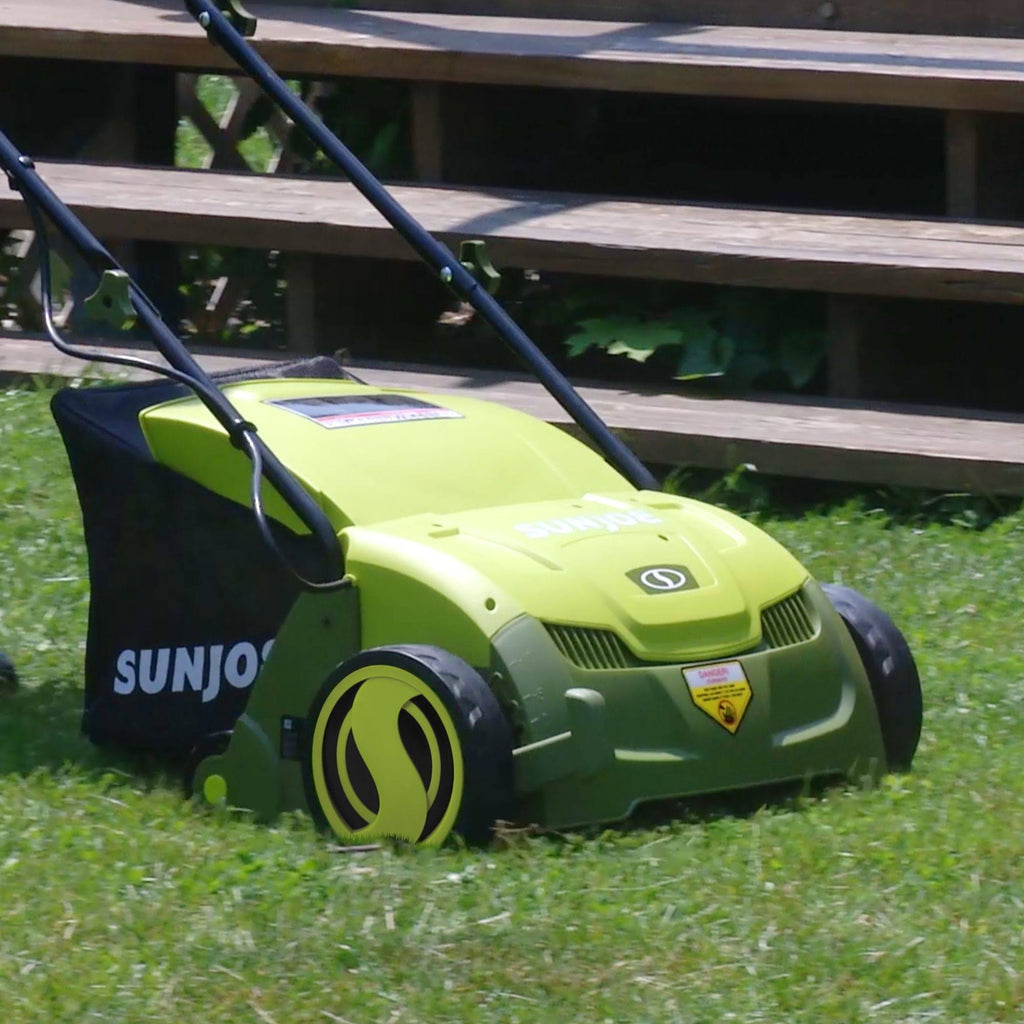 Electric Lawn Dethatcher with Collection Bag U92715
