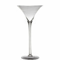 35x22 Clear Contemporary Martini Glass Vase Tabletop Decor - Large