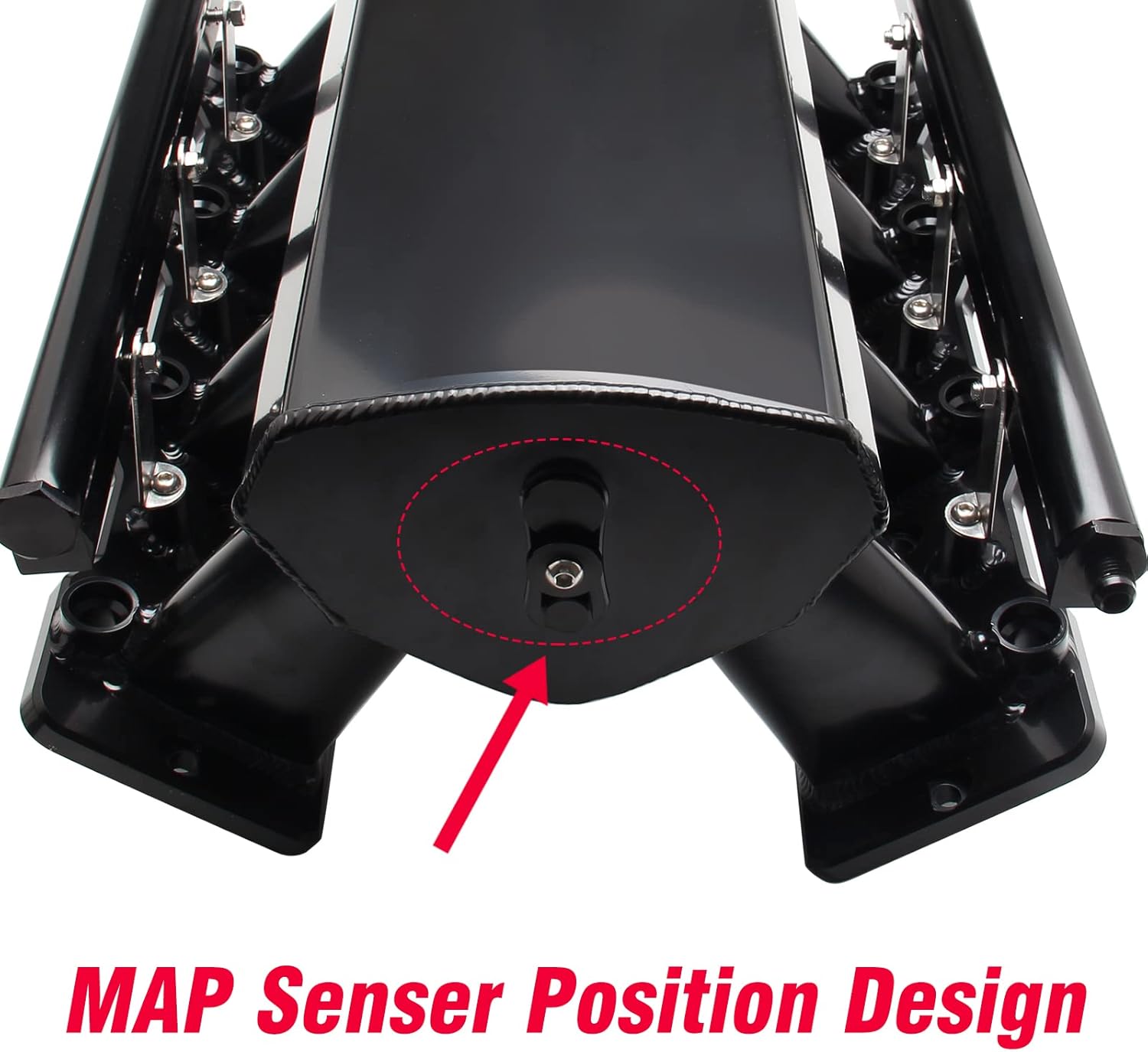 Racing Intake Manifold for 92mm Throttle Body, EFI, 15° Throttle Opening G101