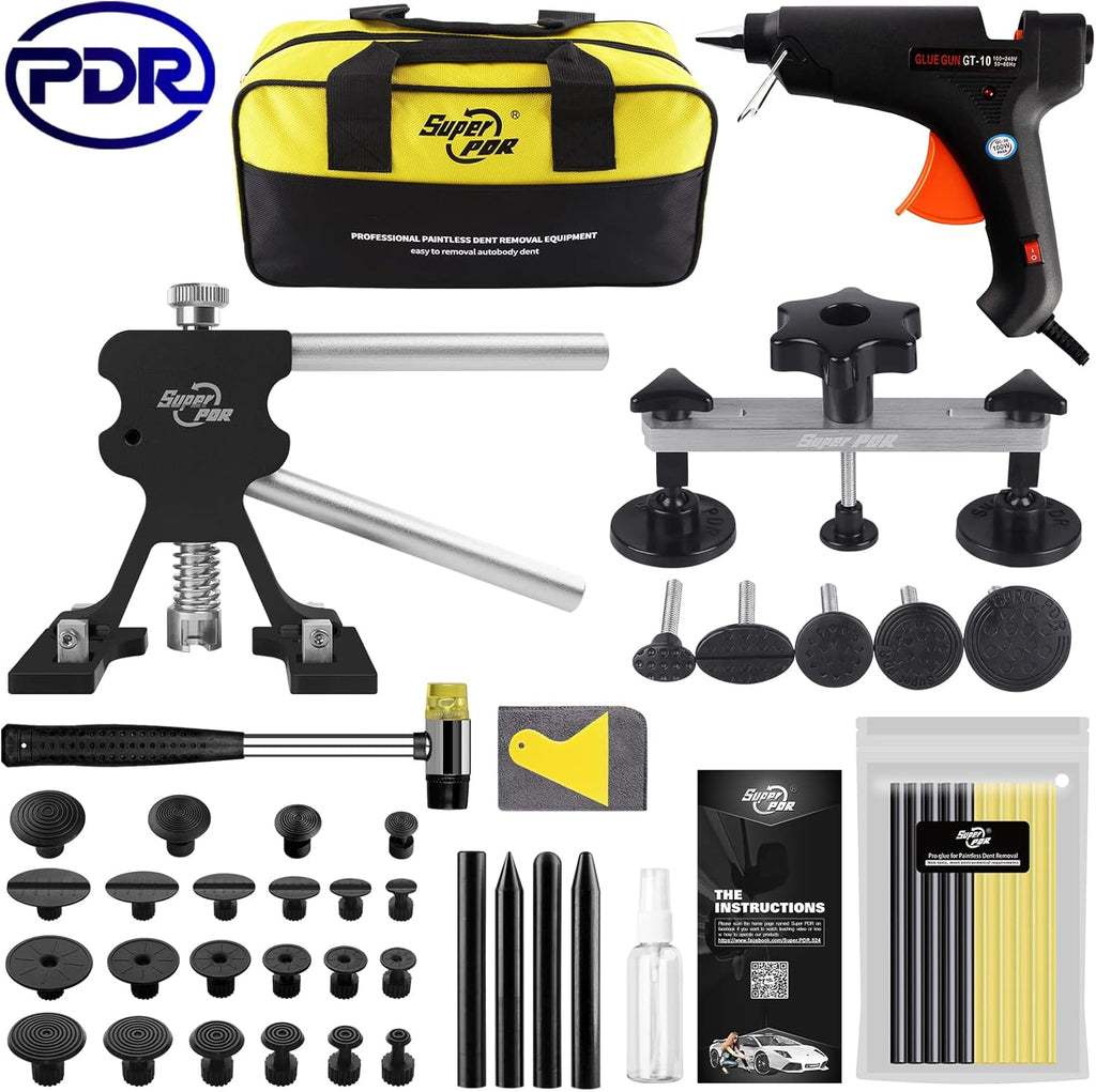 Paintless Dent Repair Kit with Bridge Dent Puller, 2 Pack A39897