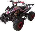 X-PRO Thunder 125 125cc ATV Quad Youth 4 wheeler ATVs Quads Big 19"/18" Tires，Pink