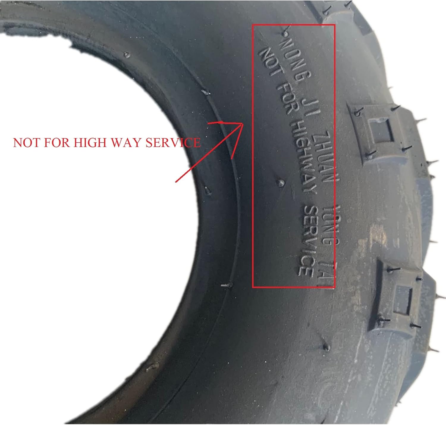 Set of 4 All Terrain ATV UTV Tires 25x8-12 Front & 25x10-12 Rear 6PR Mud I2807