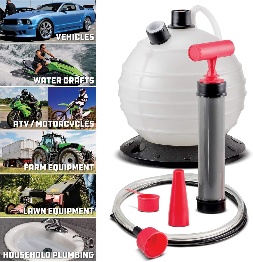 Oil Fluid Extractor 6.3 Quart Capacity Pack of 2 C857