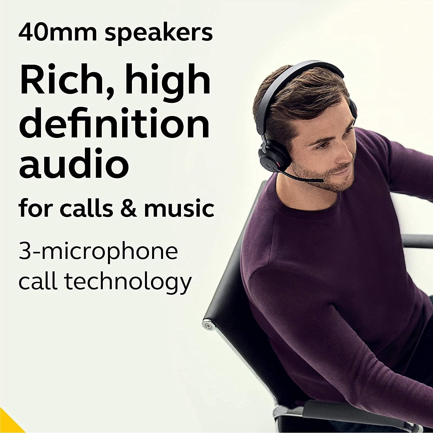 Wireless Bluetooth Headset with Noise Cancelling, 37-Hour Battery R467