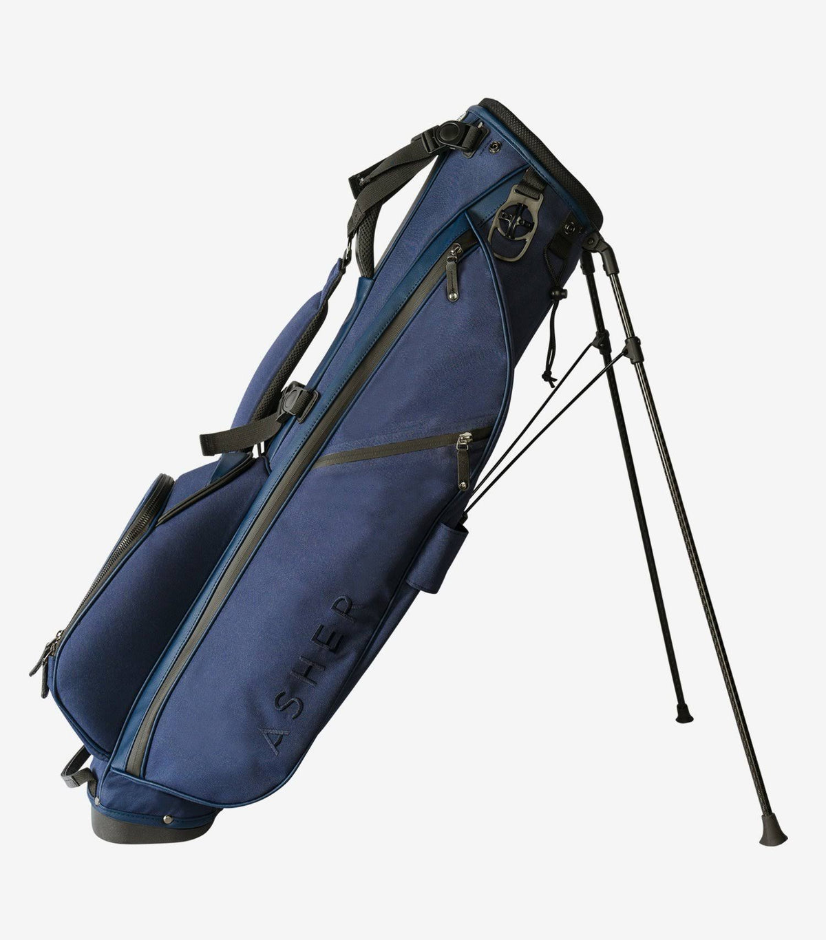 Asher Golf Sunday Carry Golf Bag - Navy