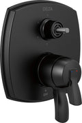 Delta T27976-BLLHP Stryke 17 Series Integrated Diverter Trim with Six Function Diverter Less Diverter Handle Matte Black