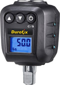 Durofix RM602-3 3/8” (5.9 to 59 ft-lbs.) Heavy Duty Digital Torque Adapter with Buzzer and LED Flash Notification – ISO 6789 Standards with Certificate of Calibration Pack of 2