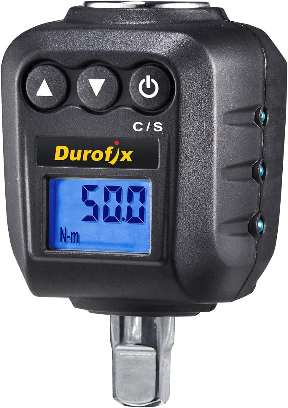 Durofix RM602-3 3/8” (5.9 to 59 ft-lbs.) Heavy Duty Digital Torque Adapter with Buzzer and LED Flash Notification – ISO 6789 Standards with Certificate of Calibration Pack of 2