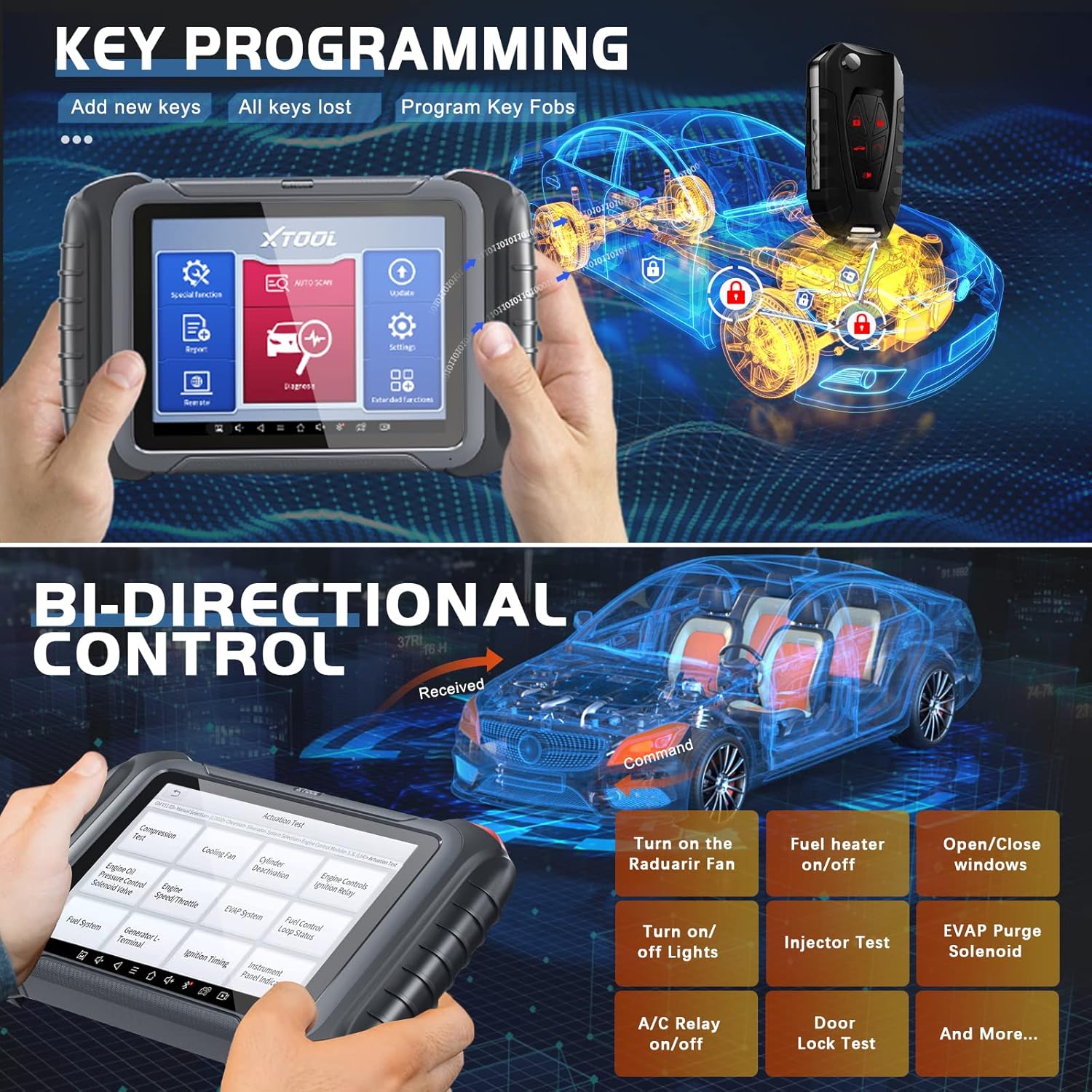 Wireless Diagnostic Scan Tool, Bi-Directional Control, ECU Coding, Full Systems Diagnostics C431802