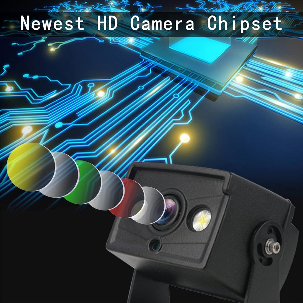 Wireless Backup Camera Kit 5 Inch Monitor 1080P Front Rear View for Car Truck RV SUV Van X509507