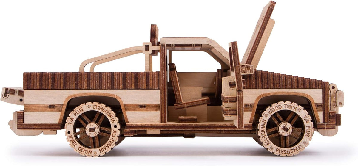 3D Wooden Puzzle Truck and Pickup Model Kit M531