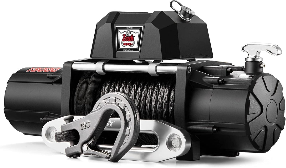 13000 lb Electric Winch 12V Waterproof Synthetic Rope with Wireless Remote I867