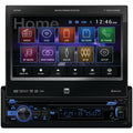 Dual Dv715b 7x22 Single-DIN In-Dash DVD Receiver with Motorized Touchscreen u0026 Bluetooth