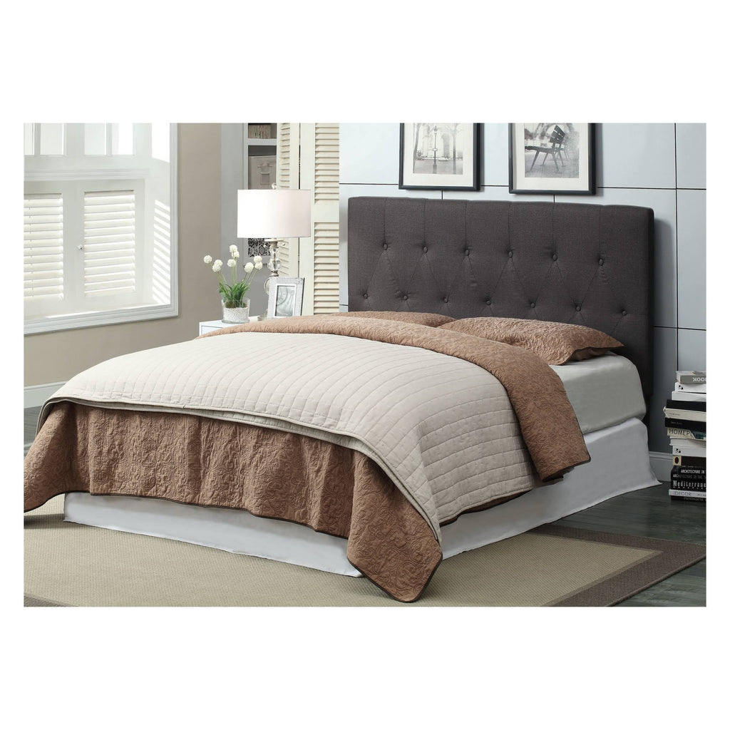 Upholstered Full/Queen Headboard Gray U411537