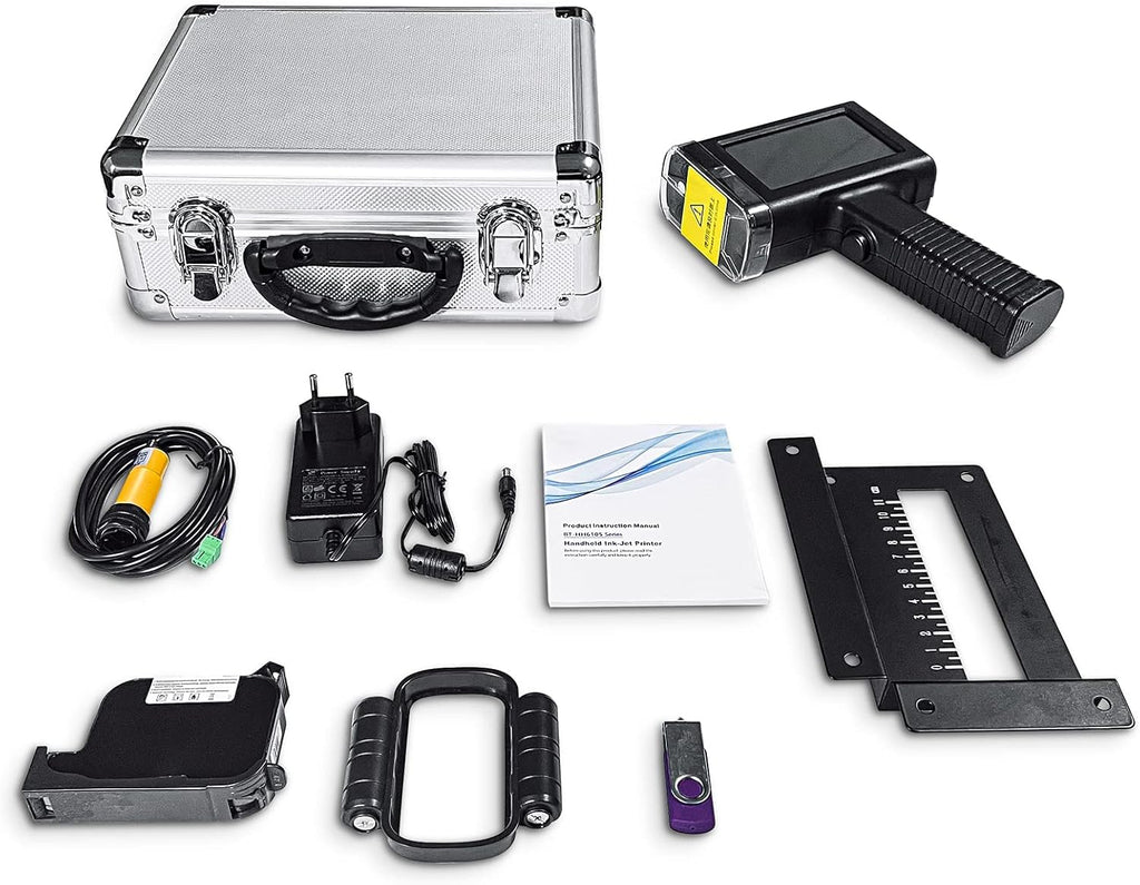 Handheld Inkjet Printer with 4.3 Inch Touch Screen for Barcode Date QRcode Label G858367
