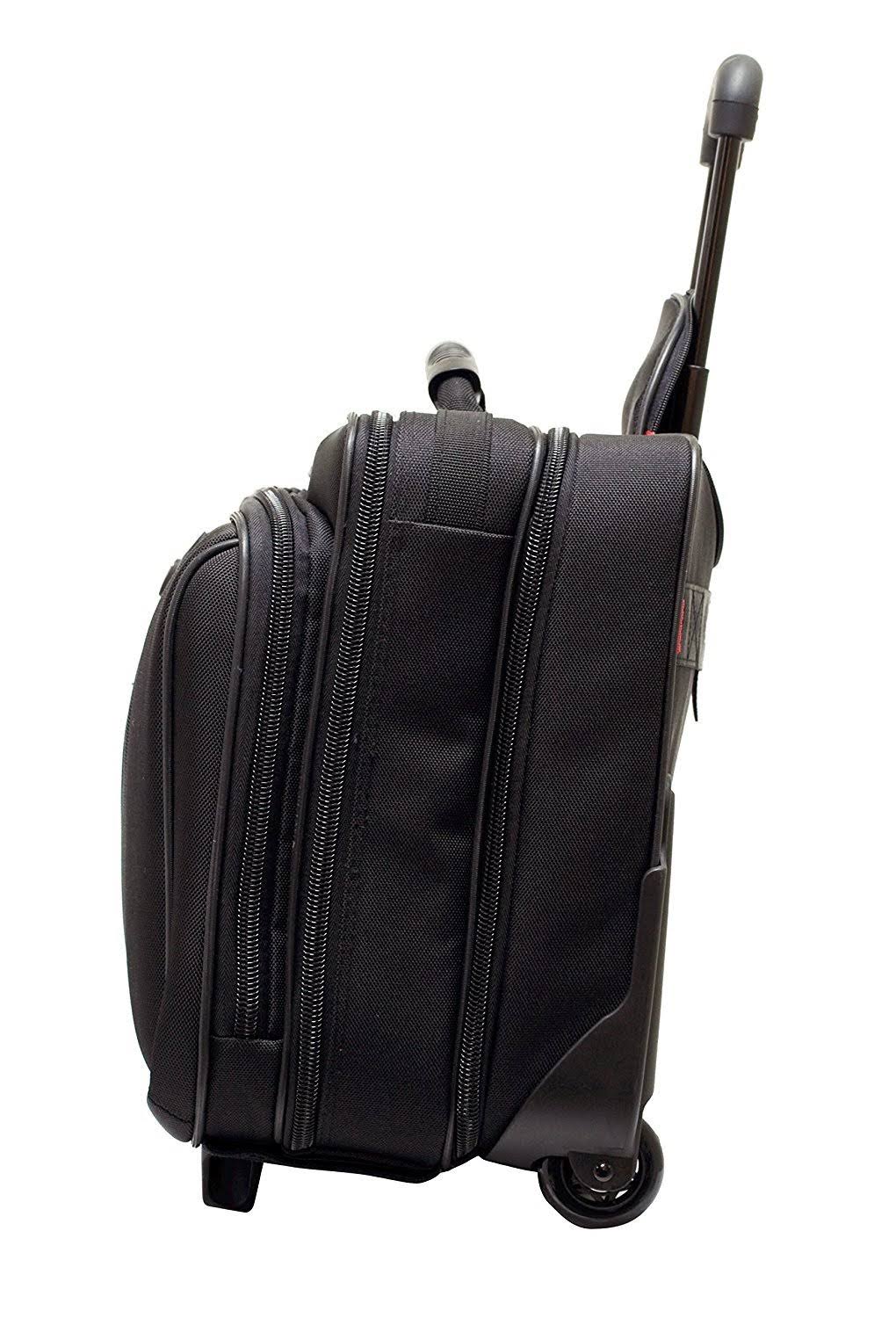 Rolling Case Nylon for 17-inch Notebooks Black Q976054