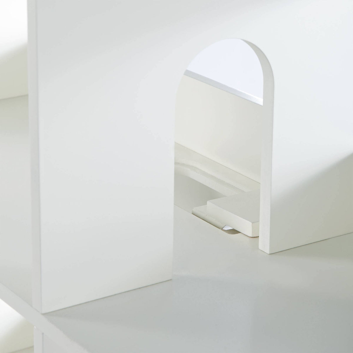 Kids Dollhouse Bookcase White N31608