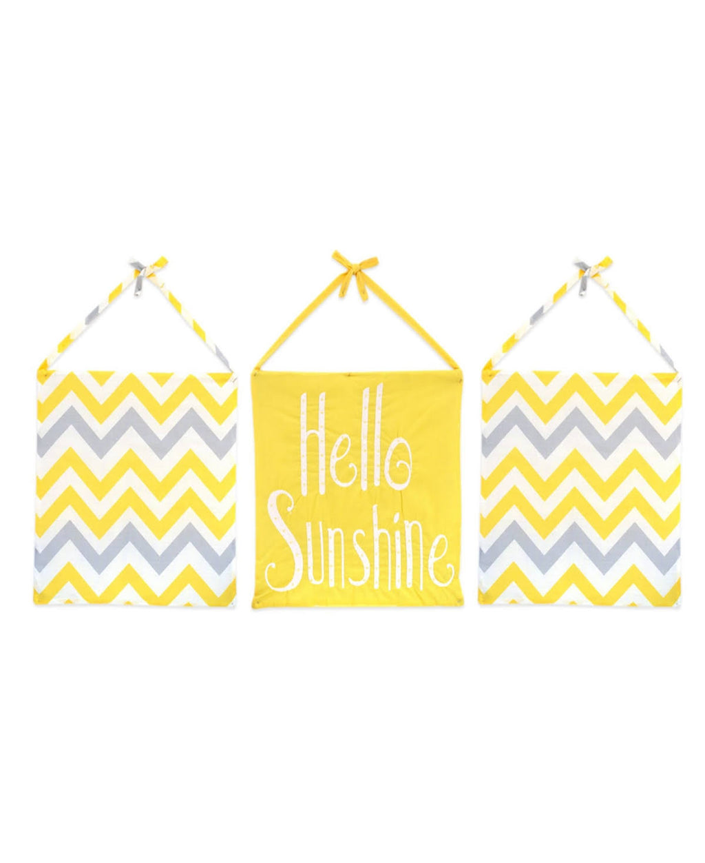 10 Piece Crib Bedding Set in Yellow and Gray S531030