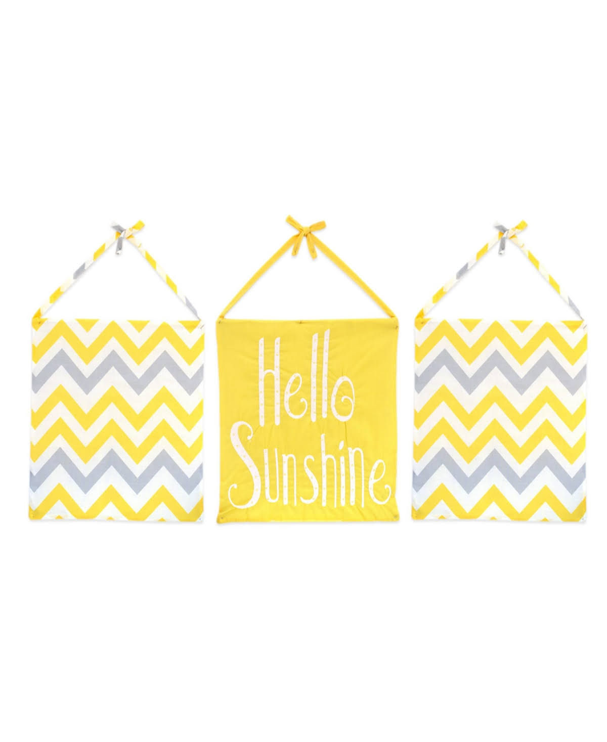10 Piece Crib Bedding Set in Yellow and Gray S531030