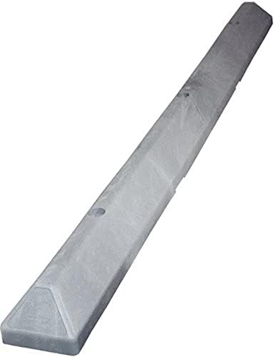 6 ft Commercial Parking Block, Concrete Gray B683759