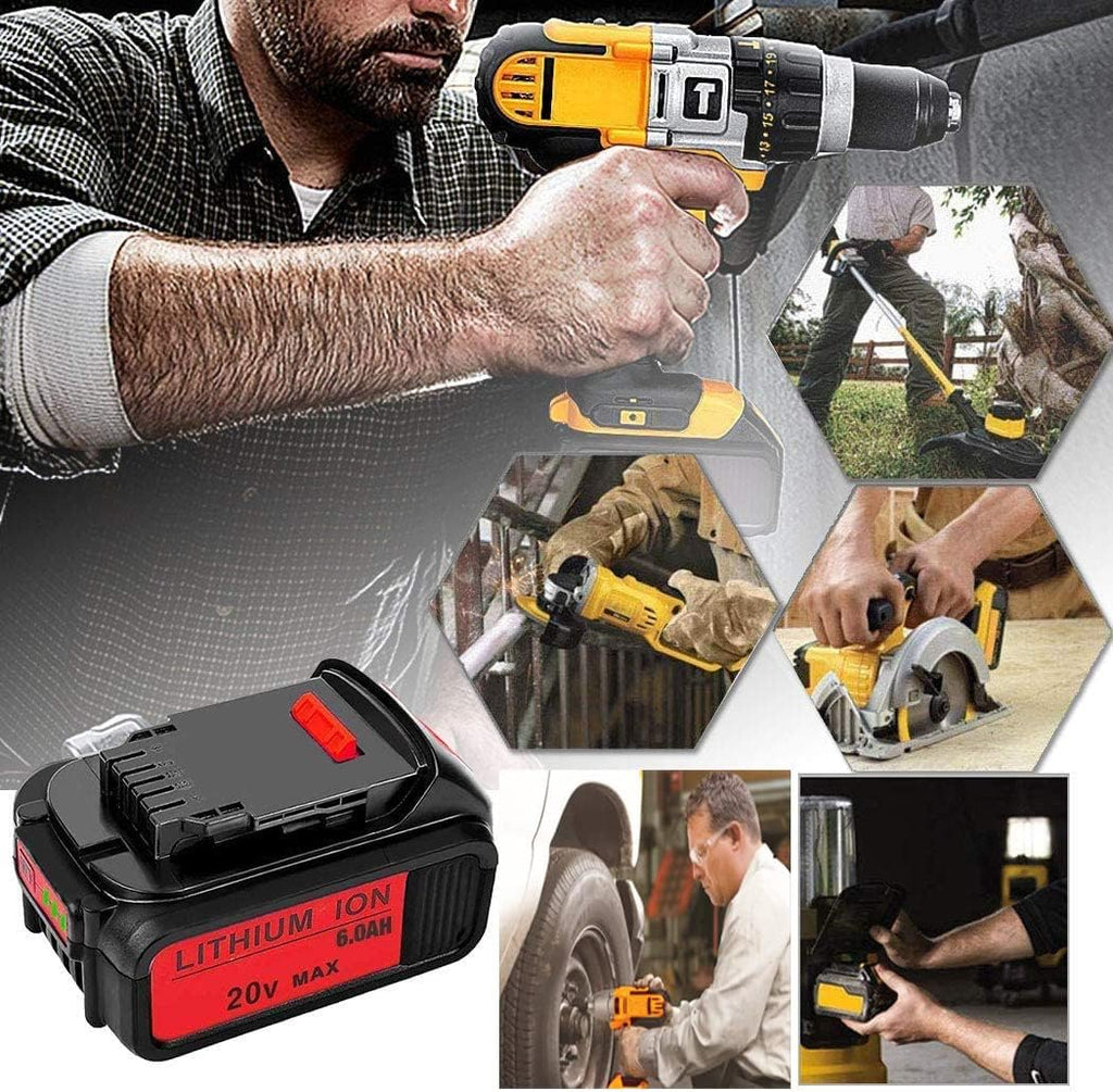 6.0Ah 20V Lithium Battery Replacement for DeWalt 20V MAX XR Series S46534