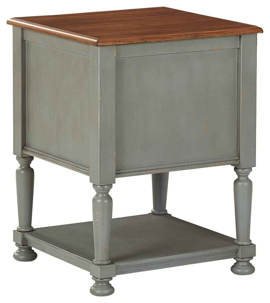 Accent Cabinet in Gray and Brown O371