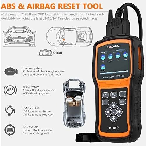 OBD2 Scanner ABS SRS Code Reader Automotive Diagnostic Tool O793