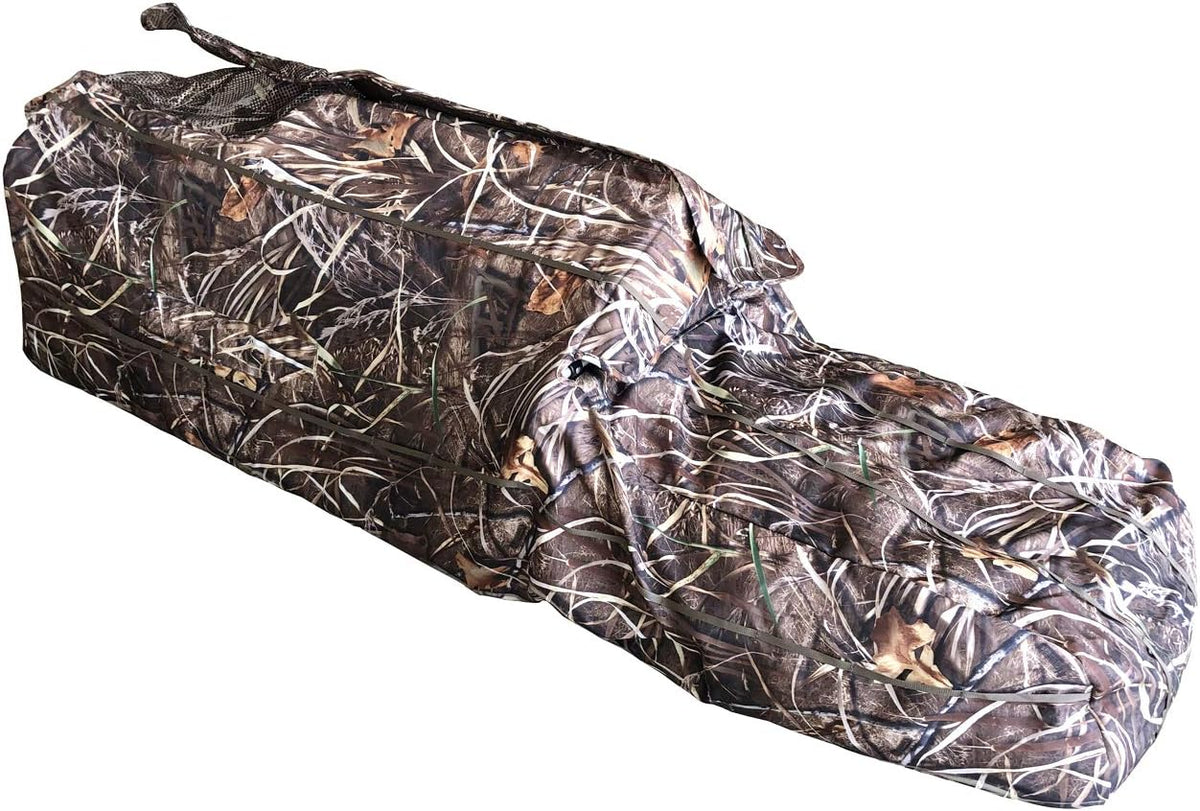 THUNDERBAY Band Collector Foldable Layout Blind, 600D Polyester Hunting Blind for Duck Hunting, 82" Long 27" Wide 17.5" Tall, Aluminum Frame Duck Blind