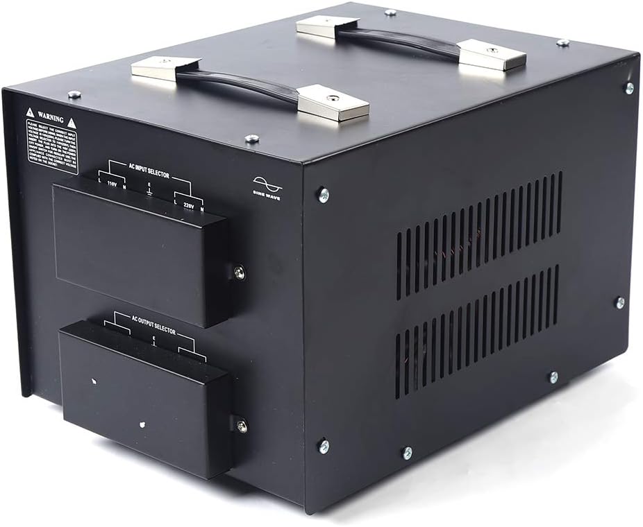 10000W Voltage Converter Step Up/Down 110V/220V with USB and 4 Outlets Y364531