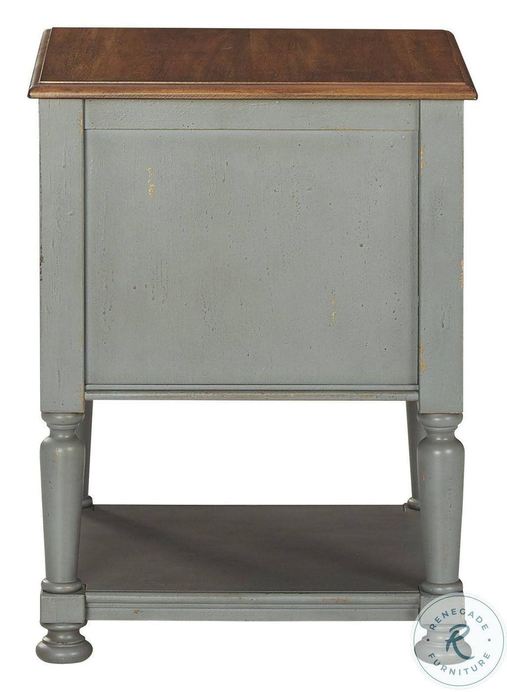 Accent Cabinet in Gray and Brown O371