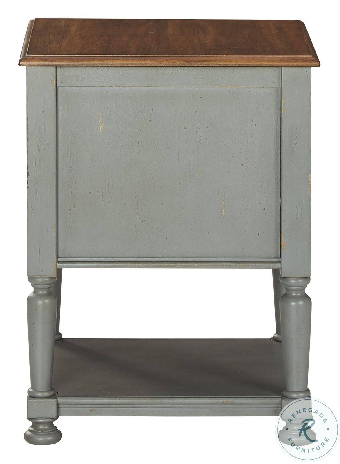 Accent Cabinet in Gray and Brown O371