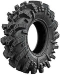 SuperATV Intimidator UTV / ATV Mud Tire for RZR, X3, General, Maverick, Ranger, Rock & All Terrain UTV Mud Tire | 34x10.5-15 | 2" Tread Depth | 6 Ply Ratings
