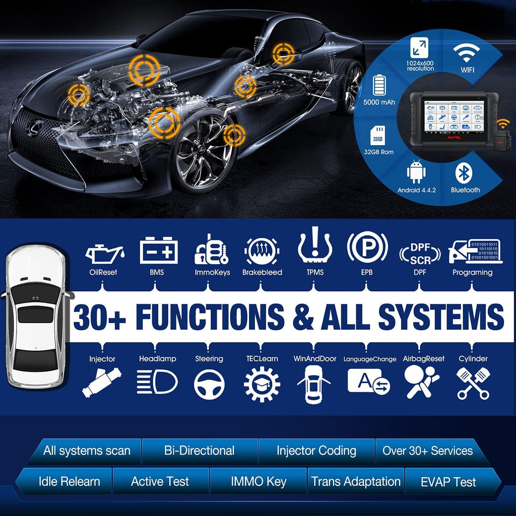 OBD2 Bi-Directional Control Scan Tool with 31+ Services B467