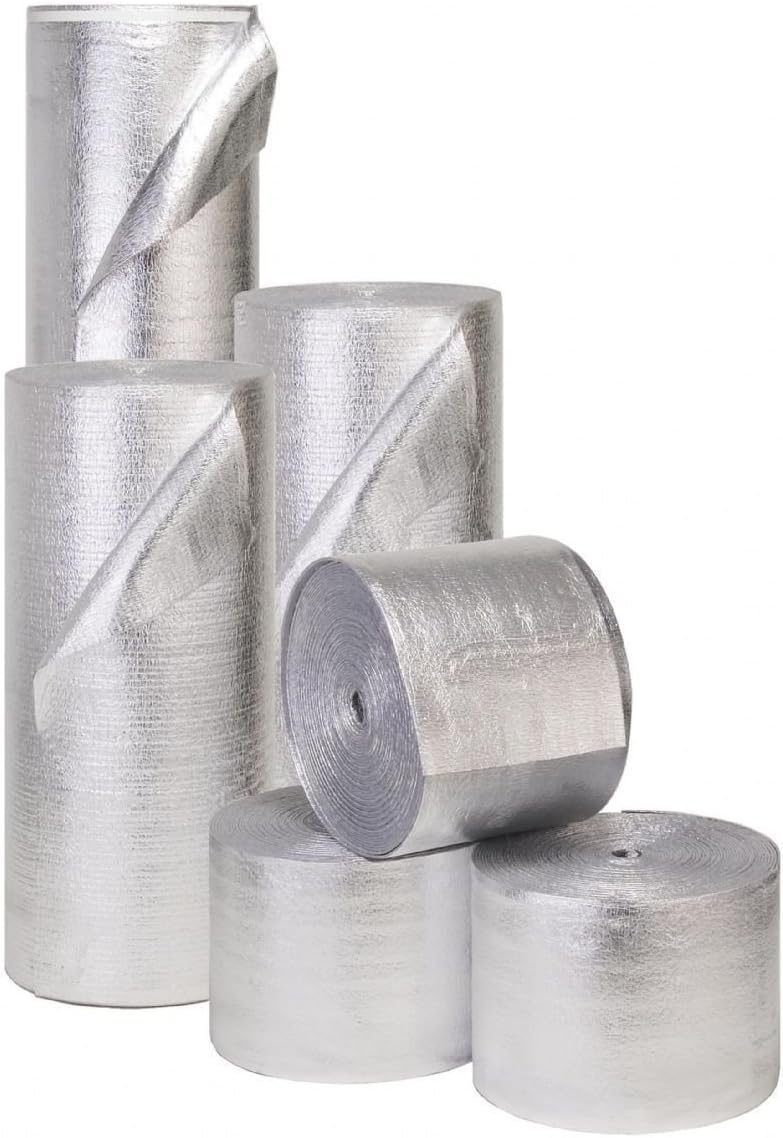 US Energy Products Reflective Insulation Shield, Heat Shield, Thermal Insulation Shield 16" x50ft, 16''x100ft, 24" x50ft, 24" x100ft, 48" x50ft, 48" x100ft. (48" x 25 FT) … Pack of 2